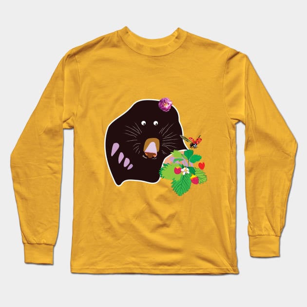 Mole Long Sleeve T-Shirt by Manitarka